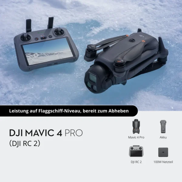 مویک 4 پرو (ریموت RC2)    |   Mavic 4 pro  (RC2)