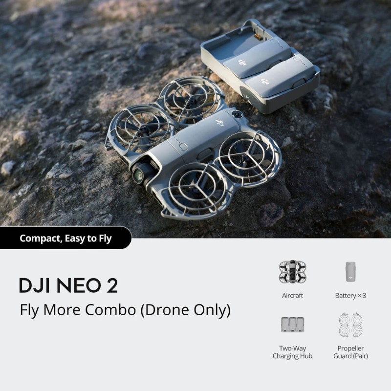 نئو 2 کمبو | DJI Neo 2 Fly More Combo - تصویر 2
