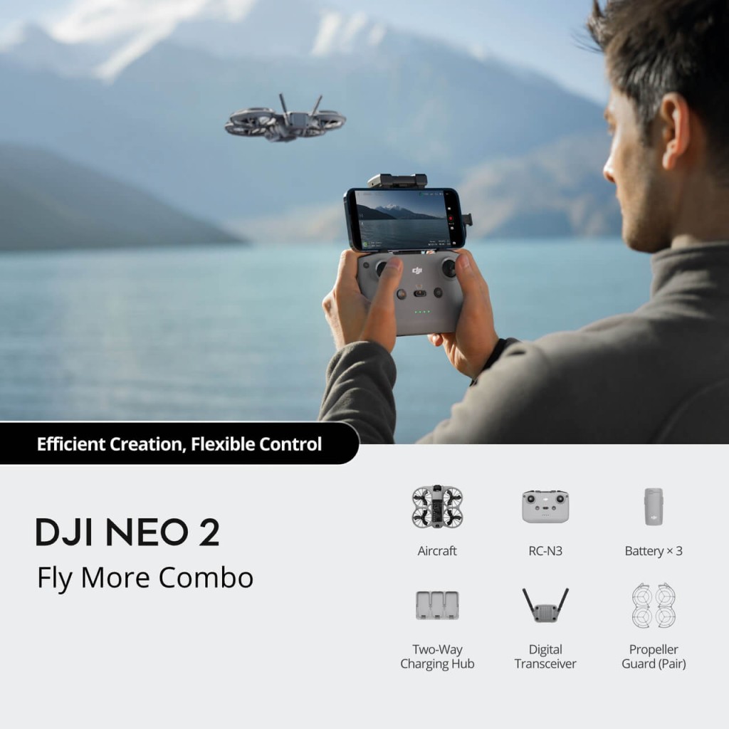 نئو 2 کمبو | DJI Neo 2 Fly More Combo - تصویر 16